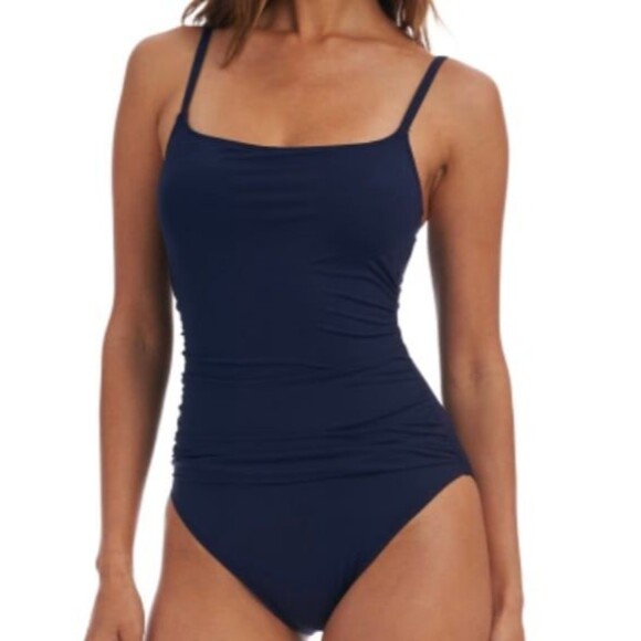 La Blanca Other - La Blanca Lingerie One Piece Swimsuit Size 8 Indigo New With Tags